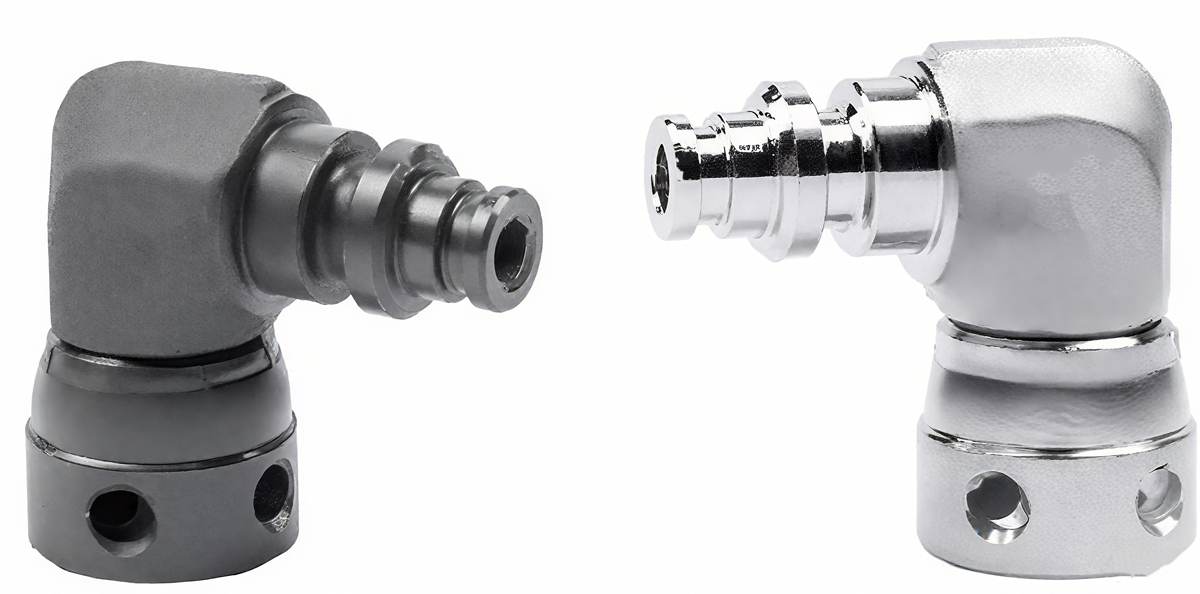 90° rotating coupling 90° rotating coupling